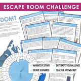 Author's Purpose Introduction Presentation and Escape Room Reading Activity