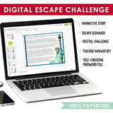 CAUSE AND EFFECT DIGITAL ACTIVITY READING ESCAPE CHALLENGE