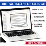 CHARACTERIZATION DIGITAL ACTIVITY READING ESCAPE CHALLENGE