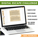 COMMAS IN A SERIES GRAMMAR ACTIVITY DIGITAL GOOGLE ESCAPE CHALLENGE