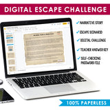 COMPARE AND CONTRAST DIGITAL ACTIVITY READING ESCAPE CHALLENGE