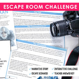 Descriptive Nonfiction Text Structure Slides & Escape Room Reading Activity