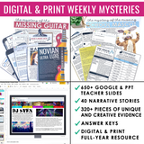 Reading Mysteries Program - Close Reading Inference Activities - Digital & Print