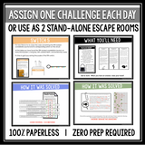 DIGITAL FIGURATIVE LANGUAGE ESCAPE ROOM BUNDLE