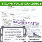 FORESHADOWING ACTIVITY INTERACTIVE READING CHALLENGE ESCAPE