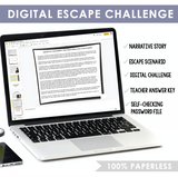 FRAGMENTS GRAMMAR ACTIVITY DIGITAL GOOGLE ESCAPE CHALLENGE