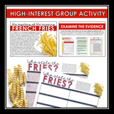 CLOSE READING INFERENCE MYSTERY: WHO'S BEEN EATING ALL THE FRIES AT THE RESTAURANT?