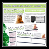 Groundhog Day Activity - Close Reading Inference Mystery - Missing Groundhog