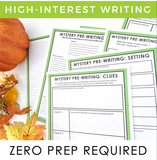 HALLOWEEN WRITING ACTIVITY: MYSTERY WRITING