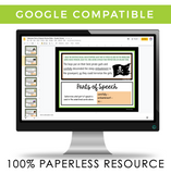 DIGITAL HALLOWEEN PARTS OF SPEECH TASK CARDS ACTIVITY