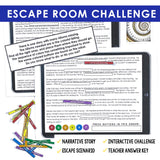 IDIOMS ACTIVITY INTERACTIVE READING CHALLENGE ESCAPE
