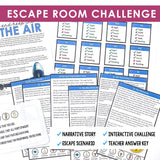 Imagery Presentation and Sensory Details Escape Room Close Reading Activity