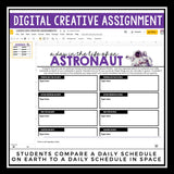 DIGITAL NONFICTION ARTICLE AND ACTIVITIES INFORMATIONAL TEXT: LIFE IN SPACE