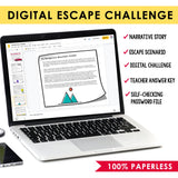 MAIN IDEA DIGITAL ACTIVITY READING ESCAPE CHALLENGE