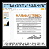 DIGITAL NONFICTION ARTICLE AND ACTIVITIES INFORMATIONAL TEXT: MARIANAS TRENCH