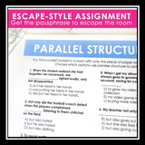 PARALLEL STRUCTURE PRESENTATION AND ASSIGNMENTS