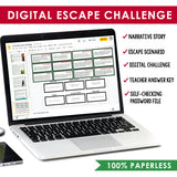 Plot Diagram and Structures Presentation & Digital Escape Room Reading Activity