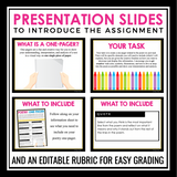 Poetry One Pager Assignment - Reading Analysis Activity For Any Poem
