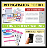 Poetry Writing Unit Assignments and Activities - Poem Writing Bundle