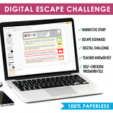 PUNCTUATING DIALOGUE GRAMMAR ACTIVITY DIGITAL GOOGLE ESCAPE CHALLENGE