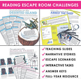 READING CHALLENGE FULL YEAR PROGRAM ESCAPE CHALLENGES | PRINT VERSION