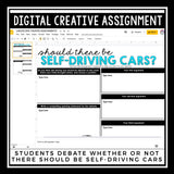 DIGITAL NONFICTION ARTICLE AND ACTIVITIES INFORMATIONAL TEXT: SELF-DRIVING CARS