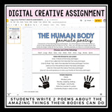 DIGITAL NONFICTION ARTICLE & ACTIVITIES INFORMATIONAL TEXT: THE HUMAN BODY