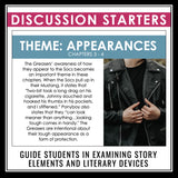 The Outsiders Analysis Notes - Presentation Analyzing Literary Devices