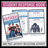 The Outsiders Escape Room Activity - Breakout Review for S.E. Hinton's Novel