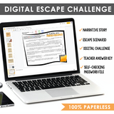 HOMOPHONES THERE, THEIR, THEY’RE GRAMMAR ACTIVITY DIGITAL GOOGLE ESCAPE CHALLENGE