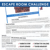 TONE ACTIVITY INTERACTIVE READING CHALLENGE ESCAPE