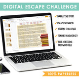 Vocabulary in Context Presentation & Digital Escape Room Reading Activity Game