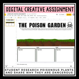 DIGITAL NONFICTION ARTICLE & ACTIVITIES INFORMATIONAL TEXT: DEADLIEST PLANTS