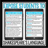 SHAKESPEARE POSTERS: TEXT MESSAGES