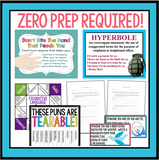 FIGURATIVE LANGUAGE ACTIVITIES, ASSIGNMENTS, & TASK CARDS BUNDLE