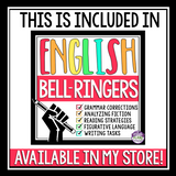 FIGURATIVE LANGUAGE BELL RINGERS