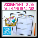 BLOOM'S TAXONOMY POSTERS, QUESTION CARDS, AND ASSIGNMENT