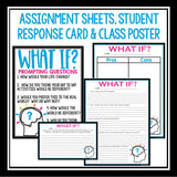 DISCUSSION PROMPTS AND ACTIVITIES: WHAT IF?