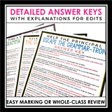 GRAMMAR WORKSHEETS: PUNCTUATION, SPELLING, CAPITALIZATION & MORE