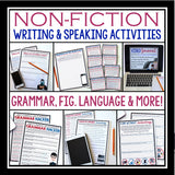 ENGLISH UNIT: SHORT STORIES, POETRY, NON-FICTION, & MORE (TECHNOLOGY)