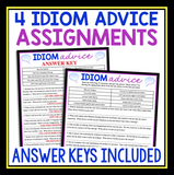 IDIOM ACTIVITIES & POSTERS - IDIOM ADVICE