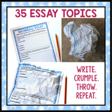 PERSUASIVE ESSAY WRITING: SNOWBALL COLLABORATIVE ACTIVITY