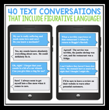 FIGURATIVE LANGUAGE ACTIVITY: TEXT MESSAGES