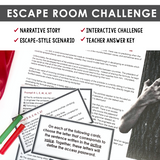 ACTIVE VS. PASSIVE VOICE GRAMMAR ACTIVITY INTERACTIVE ESCAPE CHALLENGE