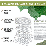 COORDINATING CONJUNCTIONS GRAMMAR ACTIVITY INTERACTIVE ESCAPE CHALLENGE