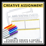 NONFICTION ARTICLE & ACTIVITIES INFORMATIONAL TEXT: DANGERS OF VAPING