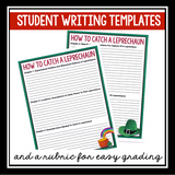 ST. PATRICK'S DAY INSTRUCTIONAL WRITING: LEPRECHAUN
