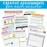 Nonfiction Article of the Week - Reading Comprehension & Analysis Activities
