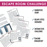 Parallel Structure Grammar Activity Escape Room Challenge, Presentation, & Quiz
