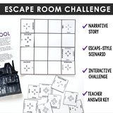 PARTS OF SPEECH GRAMMAR ACTIVITY INTERACTIVE ESCAPE CHALLENGE